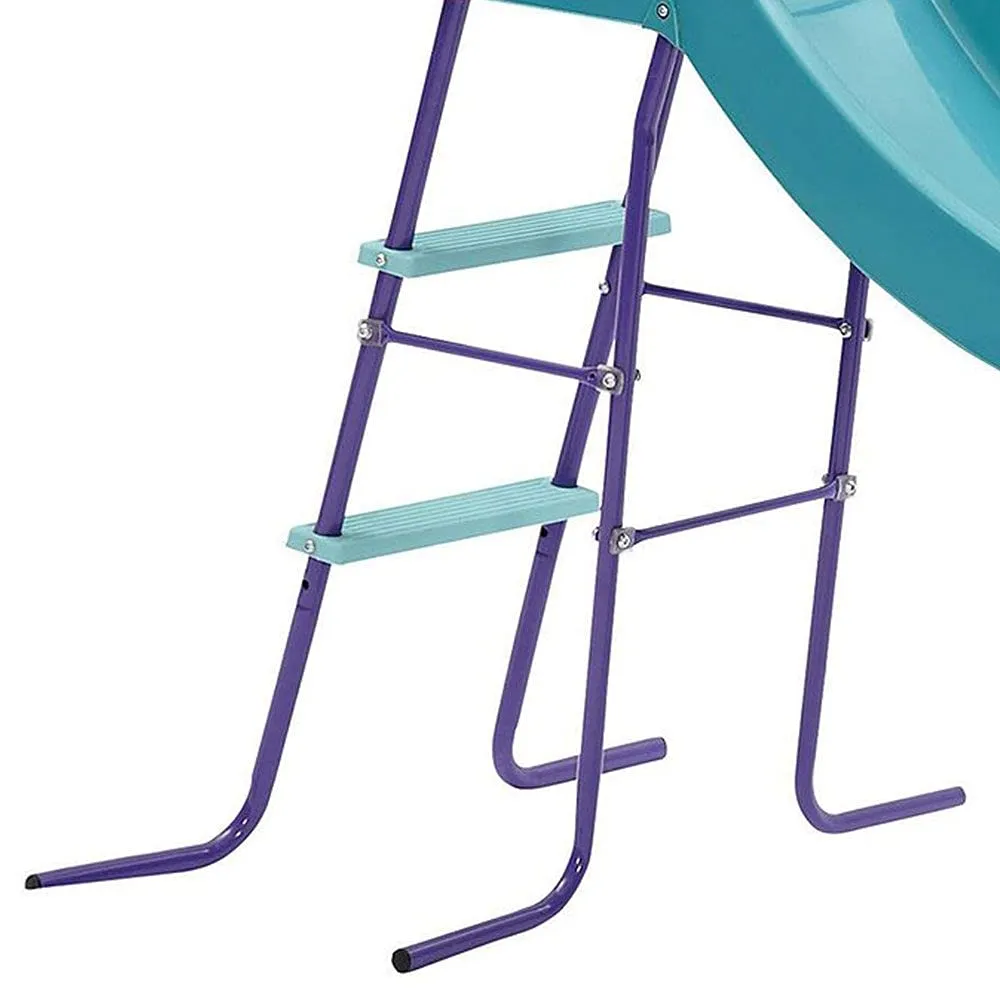 Plum Haumea Wave Metal Outdoor Slide for Chldren Ages 3 