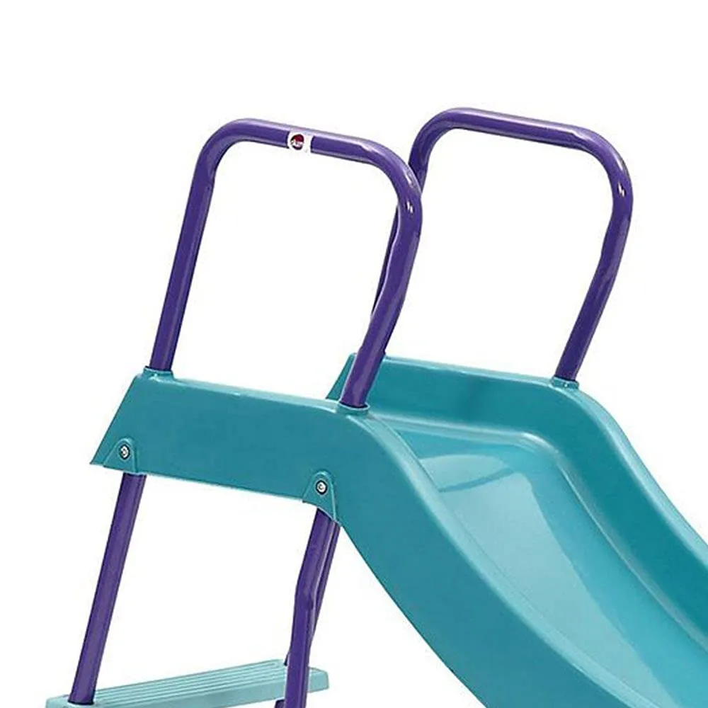 Plum Haumea Wave Metal Outdoor Slide for Chldren Ages 3 