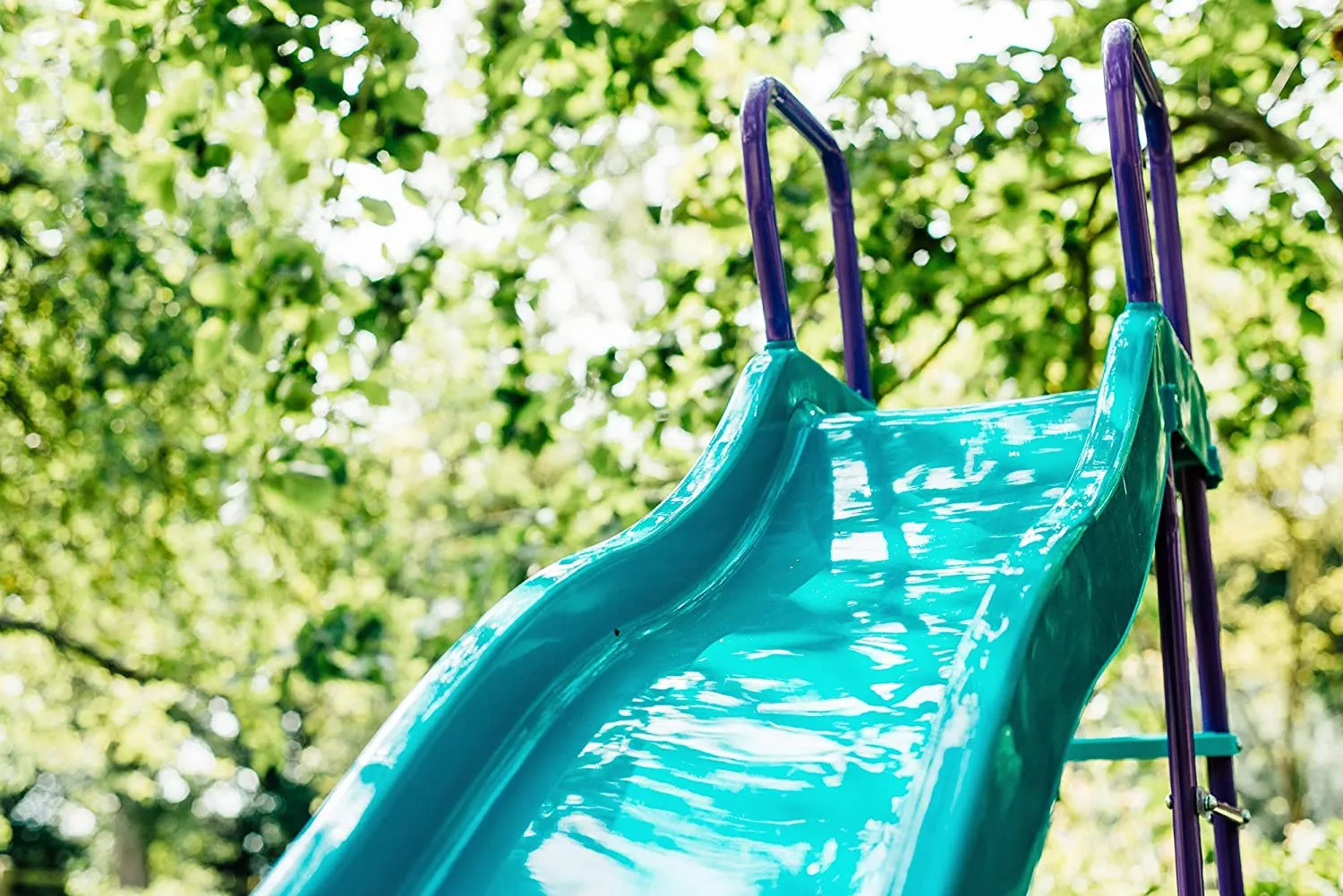 Plum Haumea Wave Metal Outdoor Slide for Chldren Ages 3 