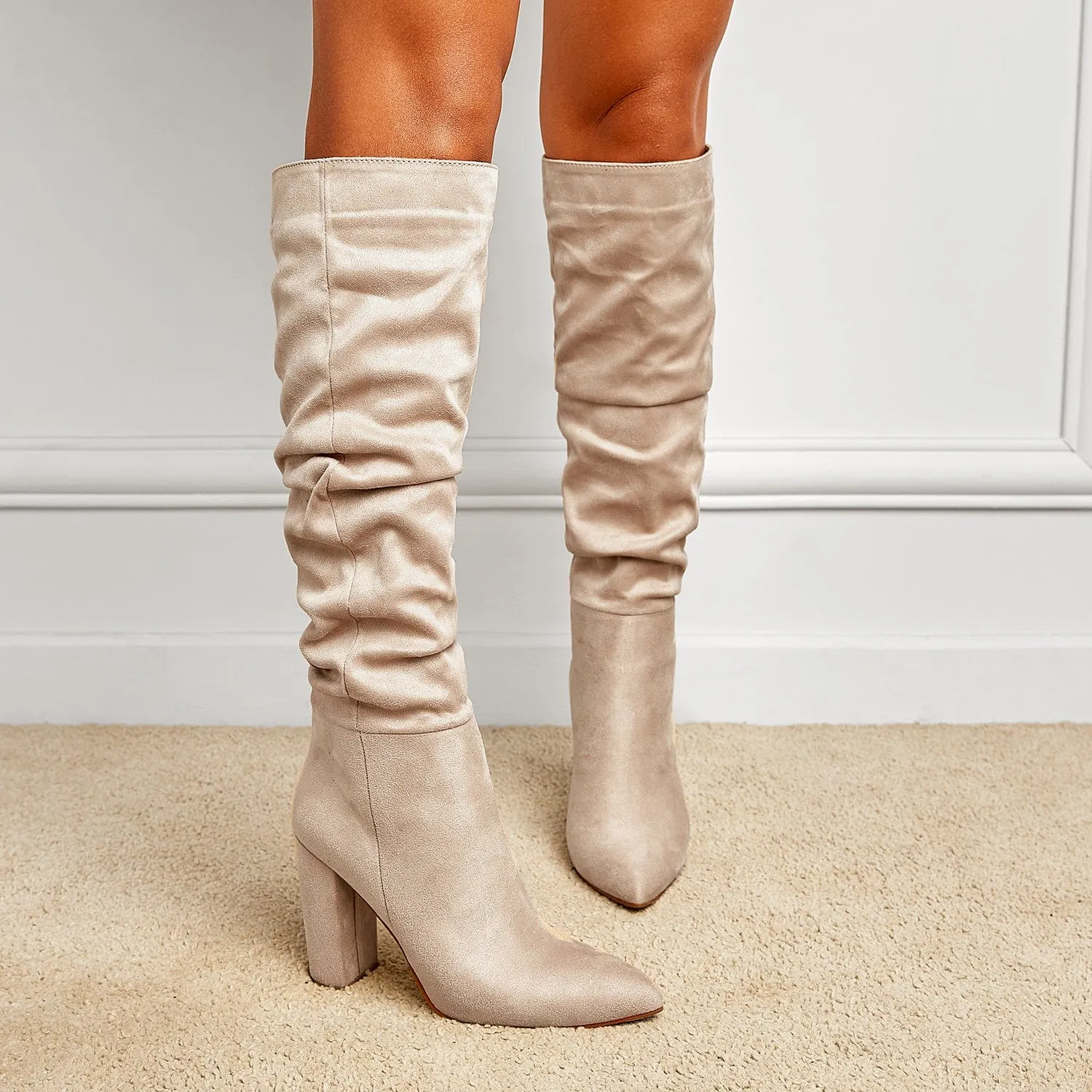 Point Toe Heeled Boots