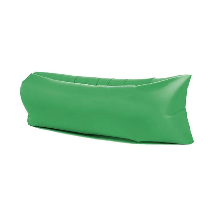 Portable Inflatable Sofa Bed for Camping, Fishing, and Beach, Lazy Air Bed, 78.7 x 27.6 inches (Grass Green)