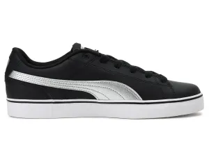 Puma Mens Court Point VULC V2 Black Silver <br> 362946 11