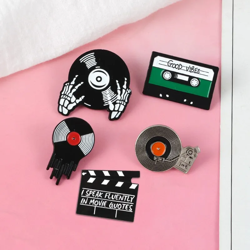 Punk Music Lovers Enamel Pin