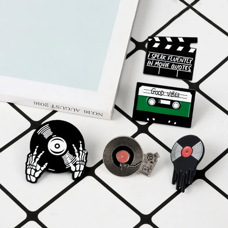 Punk Music Lovers Enamel Pin