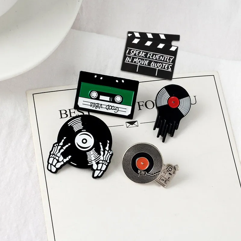 Punk Music Lovers Enamel Pin