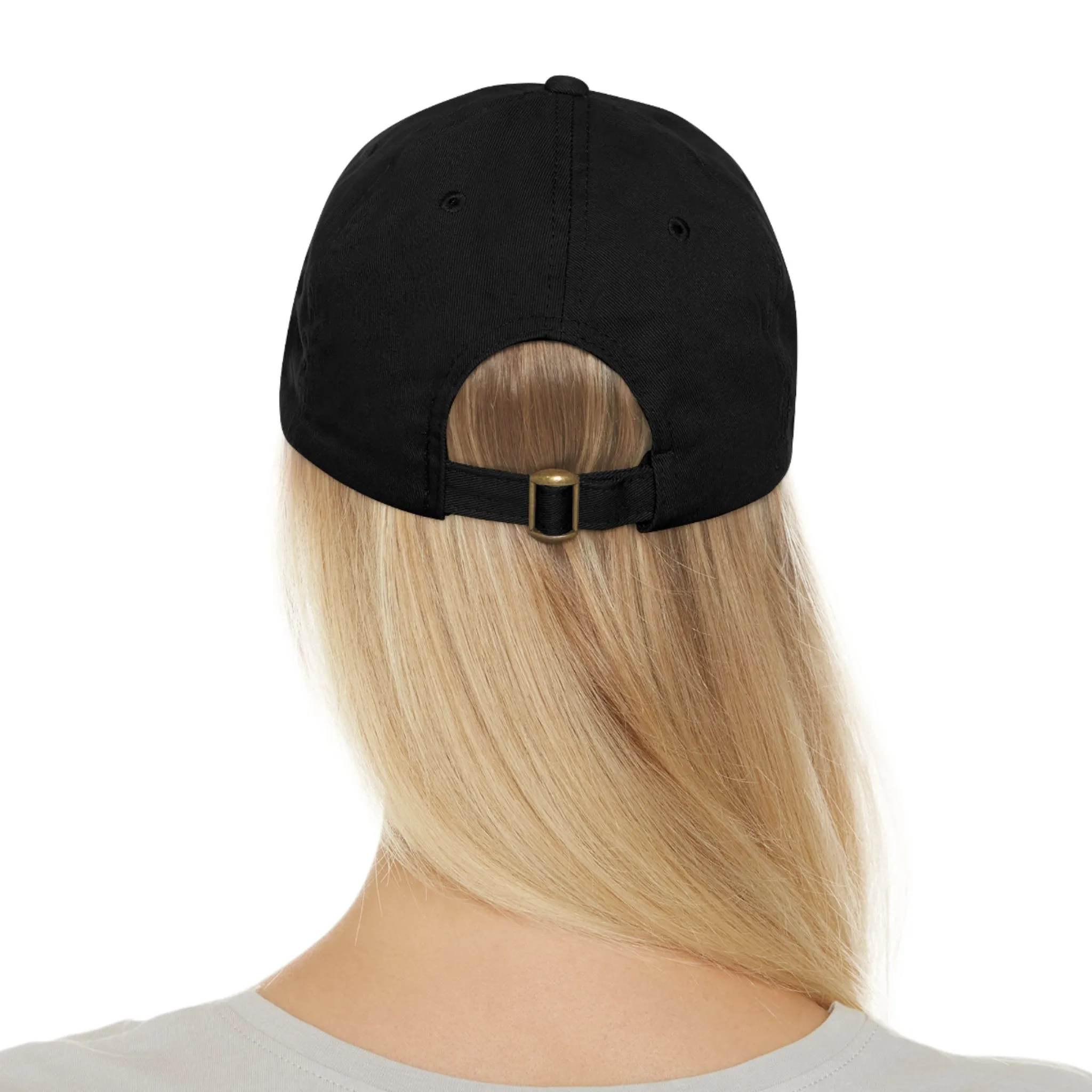 "Obey" - Hat with Leather Patch (Round)