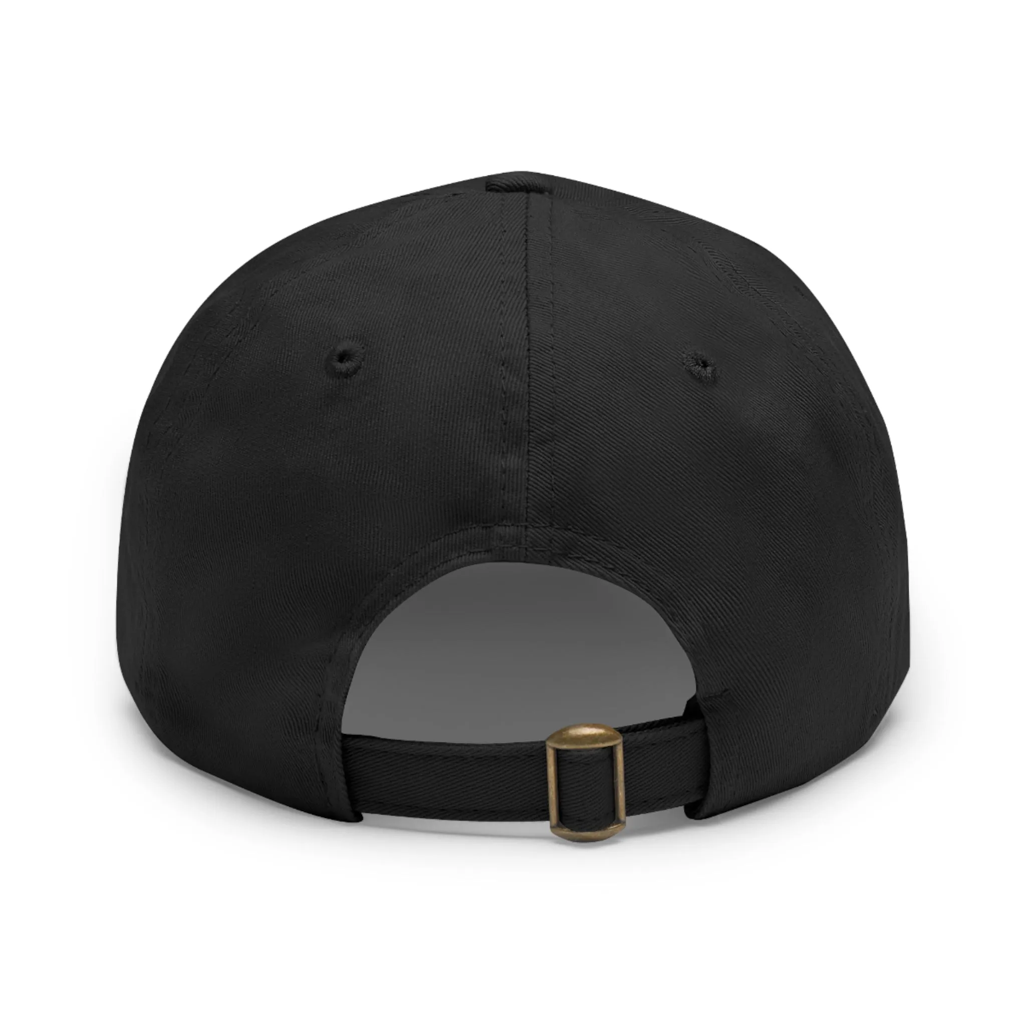 "Obey" - Hat with Leather Patch (Round)