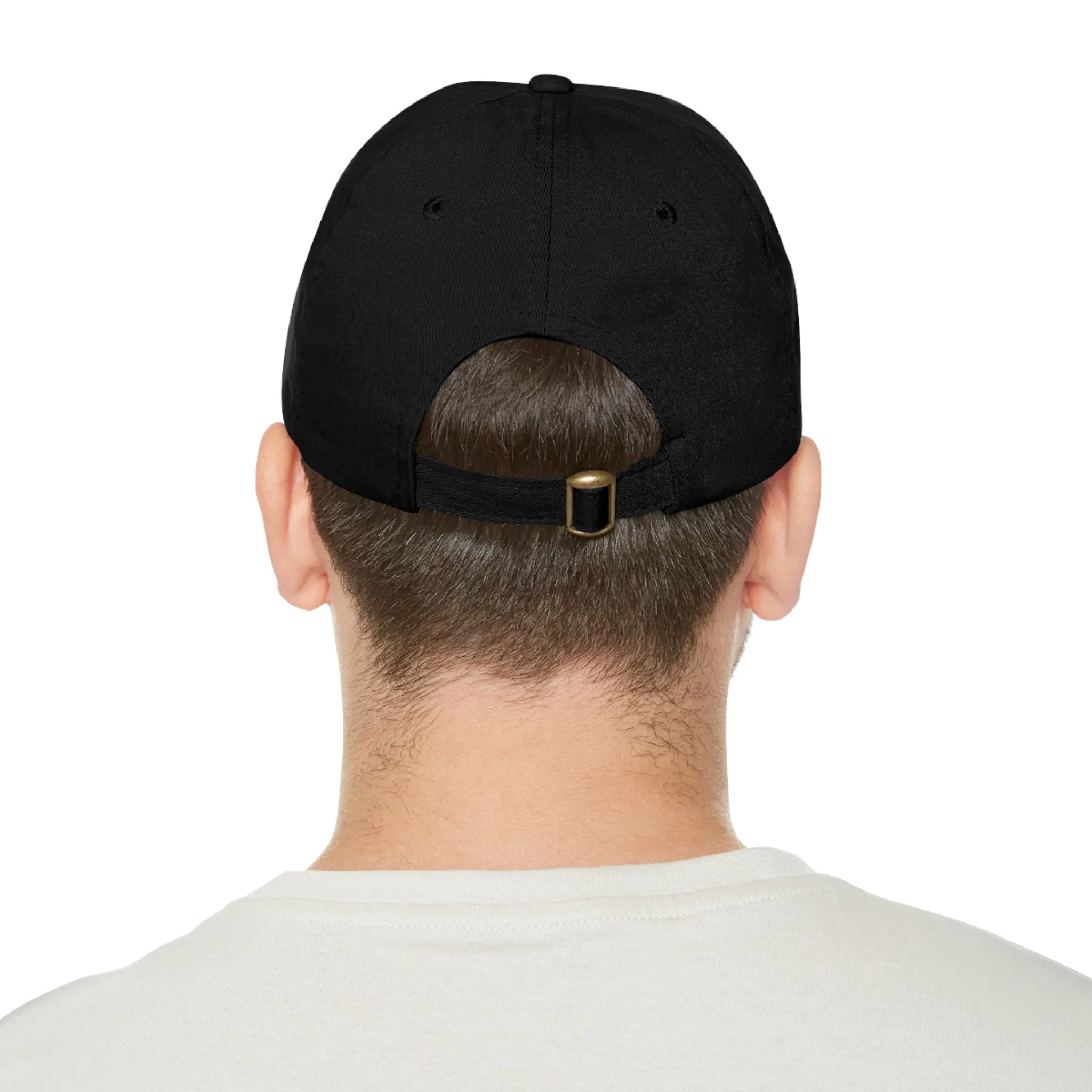 "Obey" - Hat with Leather Patch (Round)