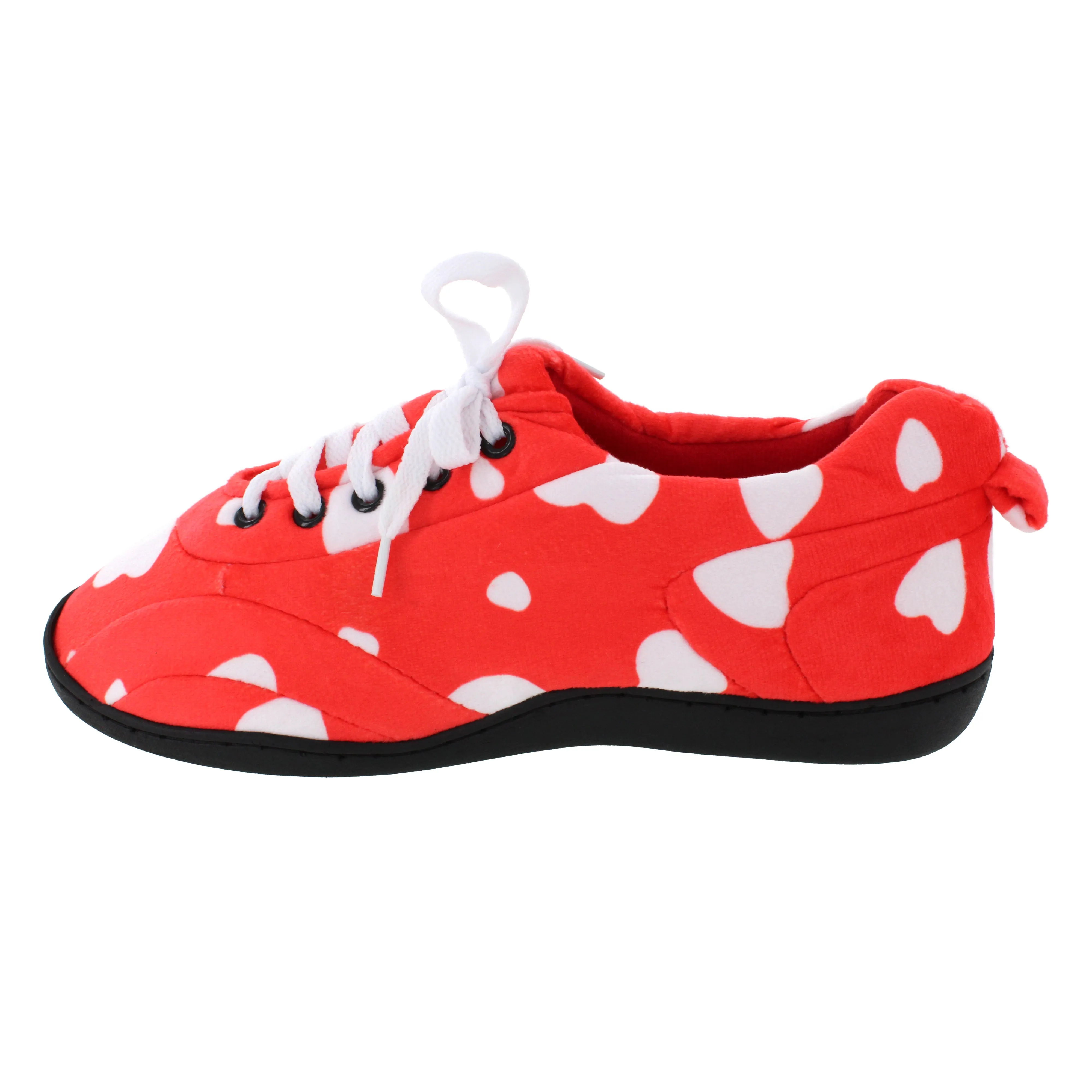 Red Hearts All Around Indoor Outdoor Slipper