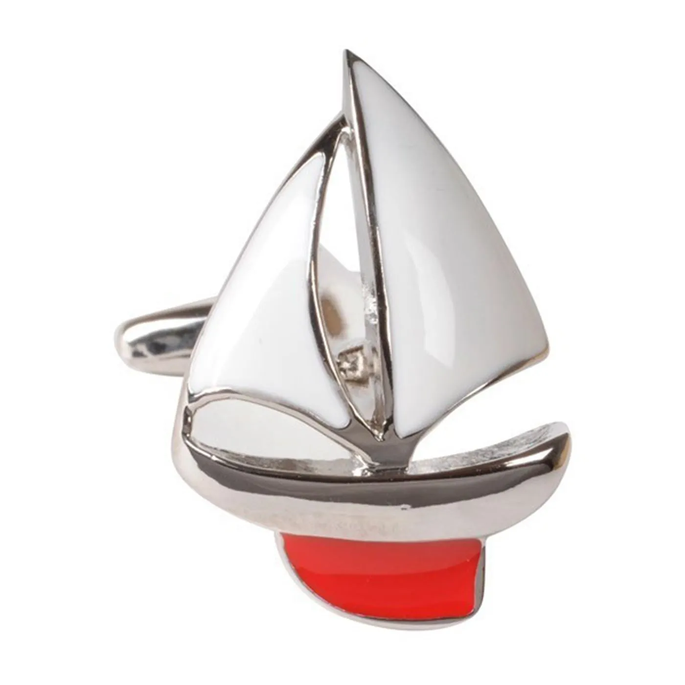 Red Yacht Cufflinks