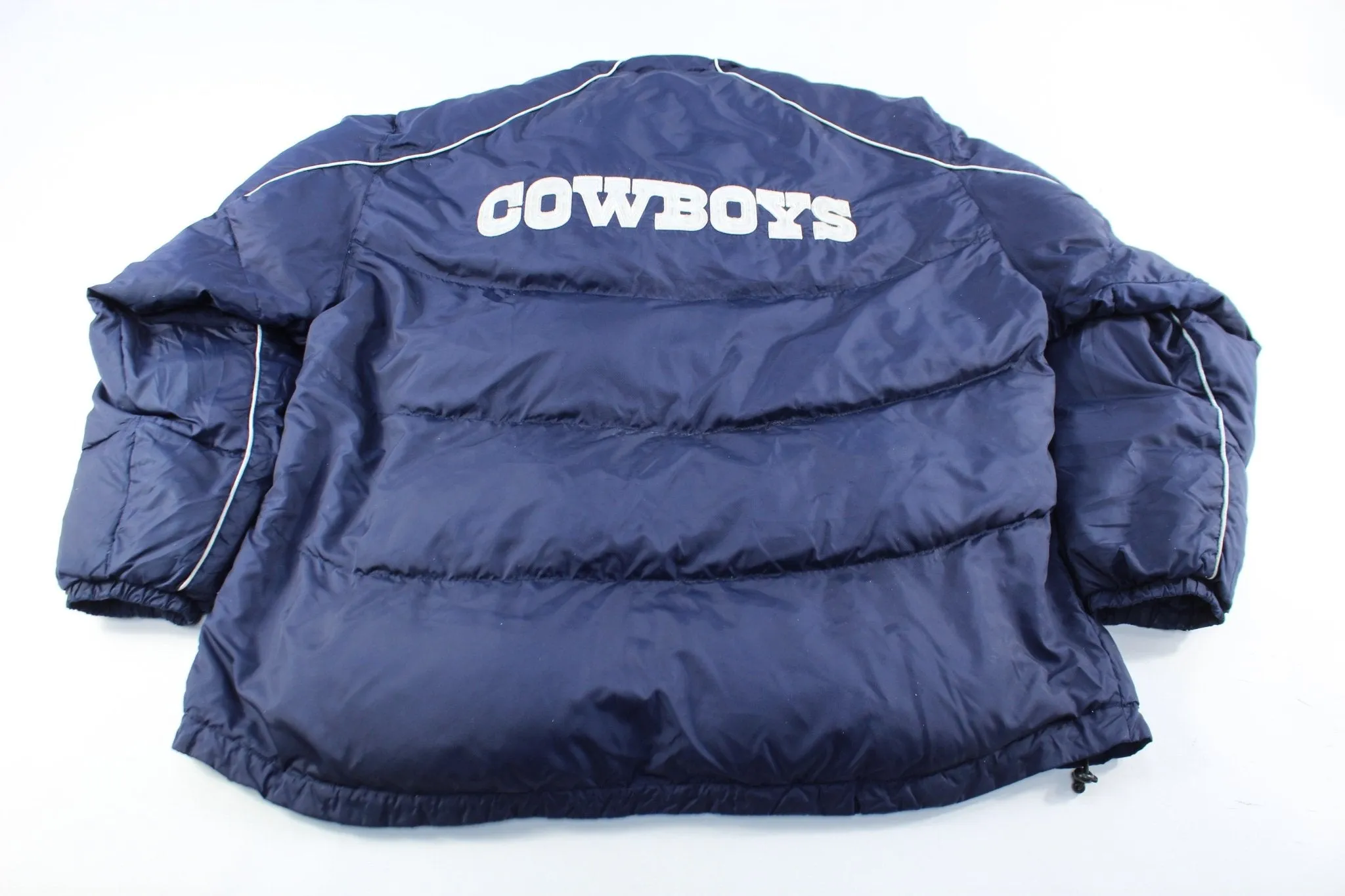 Reebok Embroidered Logo Dallas Cowboys Puffer Jacket