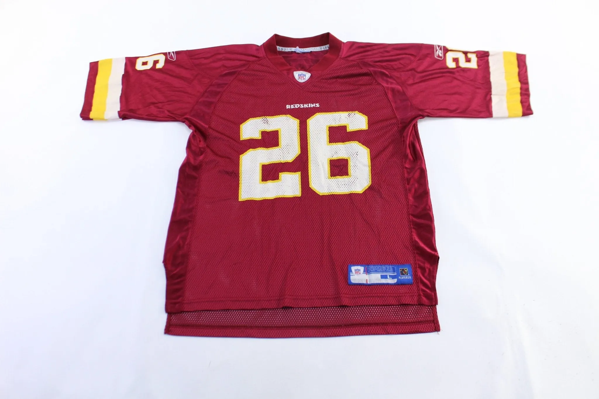 Reebok Logo Washington Redskins Clinton Portis Football Jersey