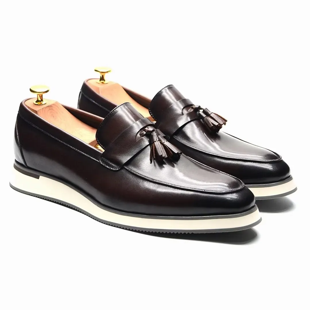 Refined Gentleman's Slip-On Leather Shoes