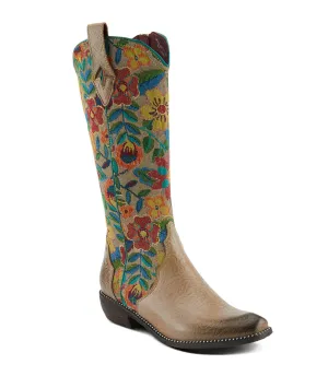 Rodeo Queen in Taupe Multi Leather by L'Artiste