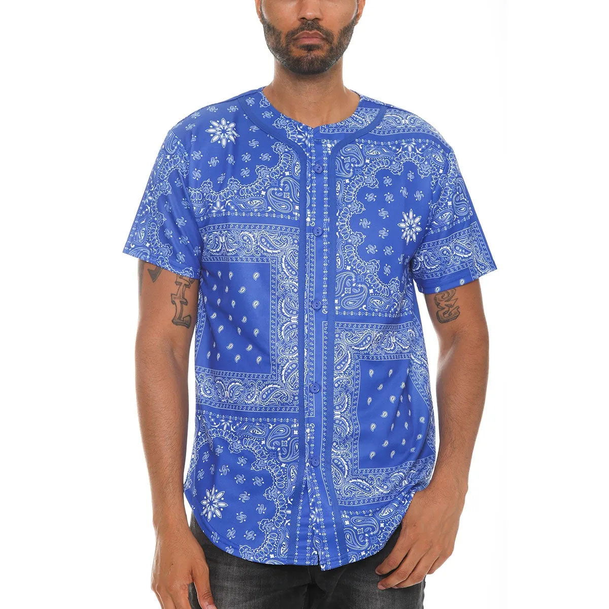 Royal Paisley Print Jersey