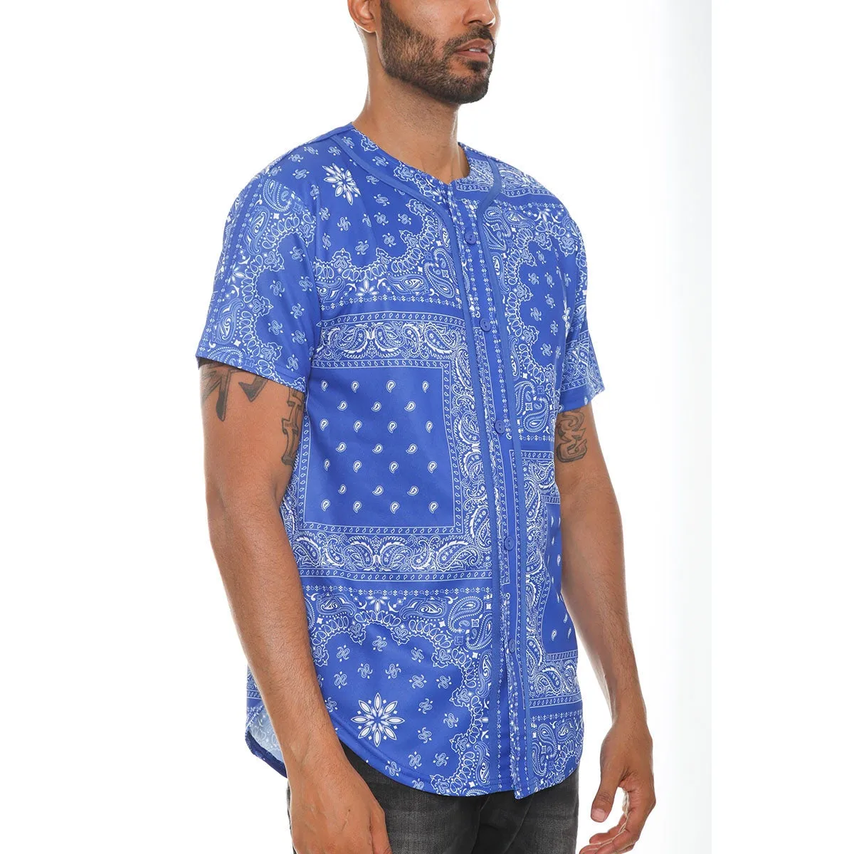 Royal Paisley Print Jersey