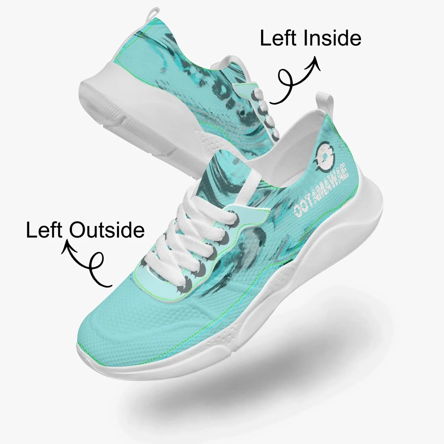 Running Shoes Aqua Color