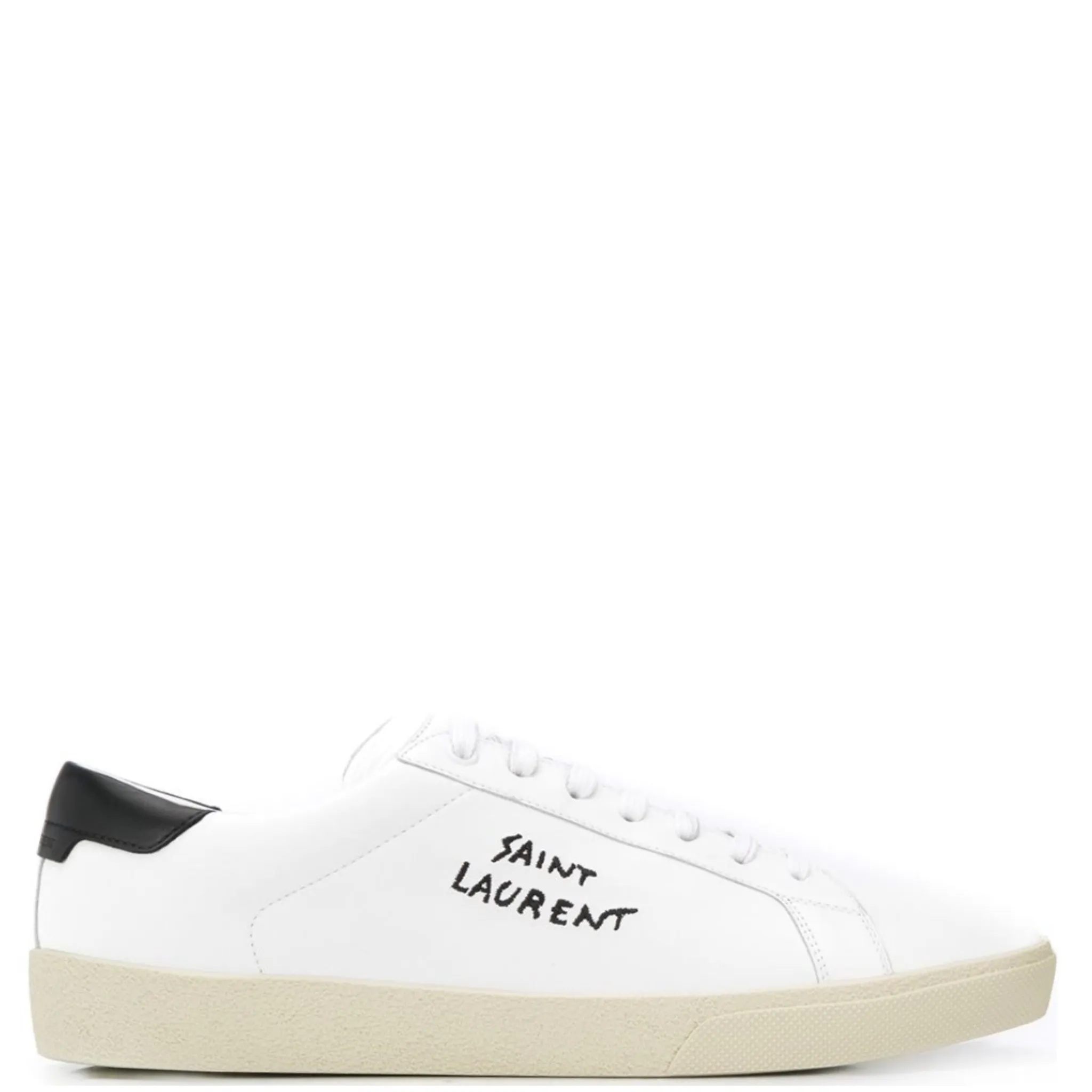 Saint Laurent SL06 Court Leather Sneakers