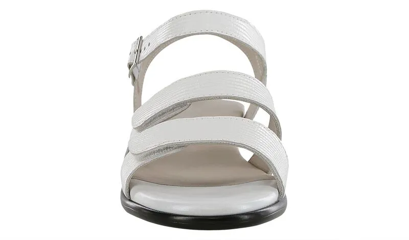 SAS Women's Savanna Sandal WHITE LIZARD