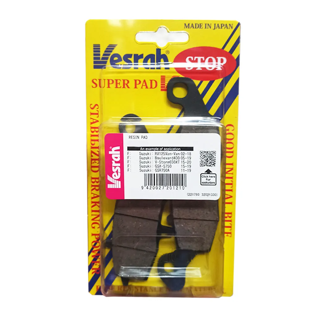 SD123/2 Ceramic Organic disc pads Vesrah (SD1232)