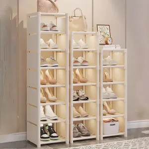 Shoe Rack Organize Multi-layer Adjustable Shoe Cabinet*