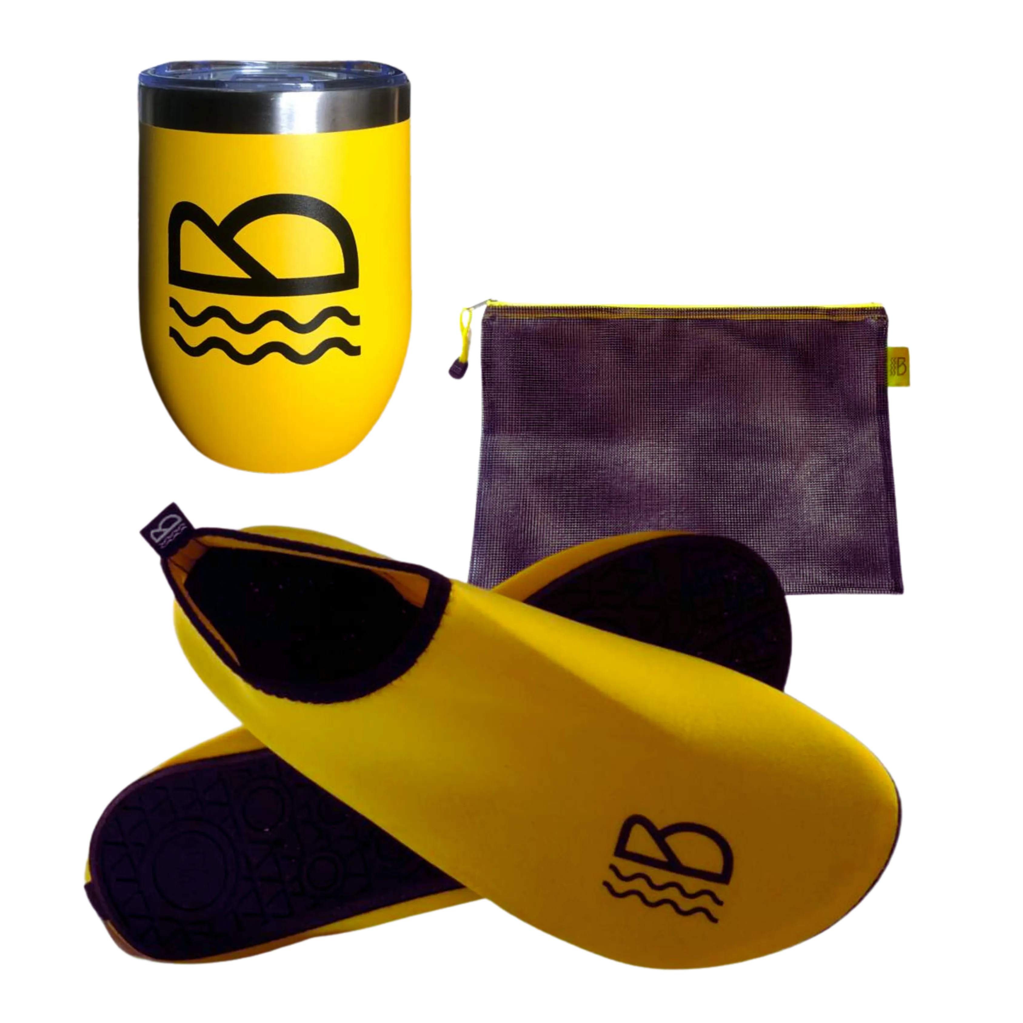 Shoes & Cup Beach Pack