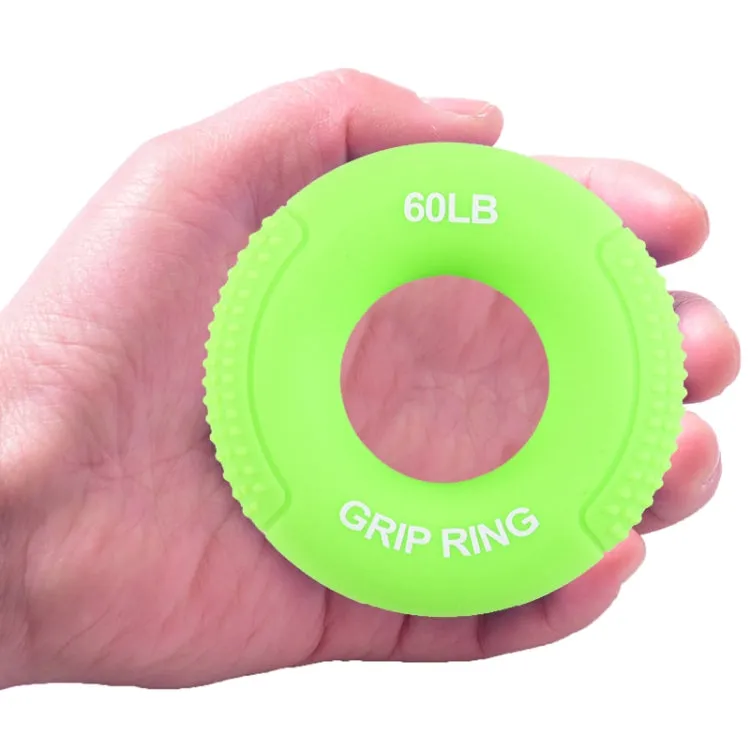 Silicone Gripper Finger Exercise Grip Ring, Specification: 60LB (General Green)