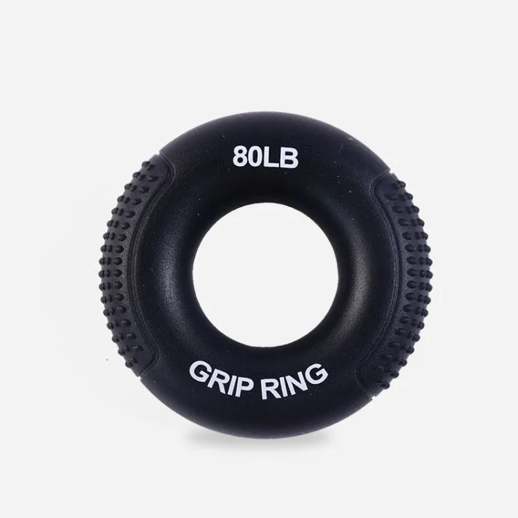 Silicone Gripper Finger Exercise Grip Ring, Specification: 80LB (General Black)