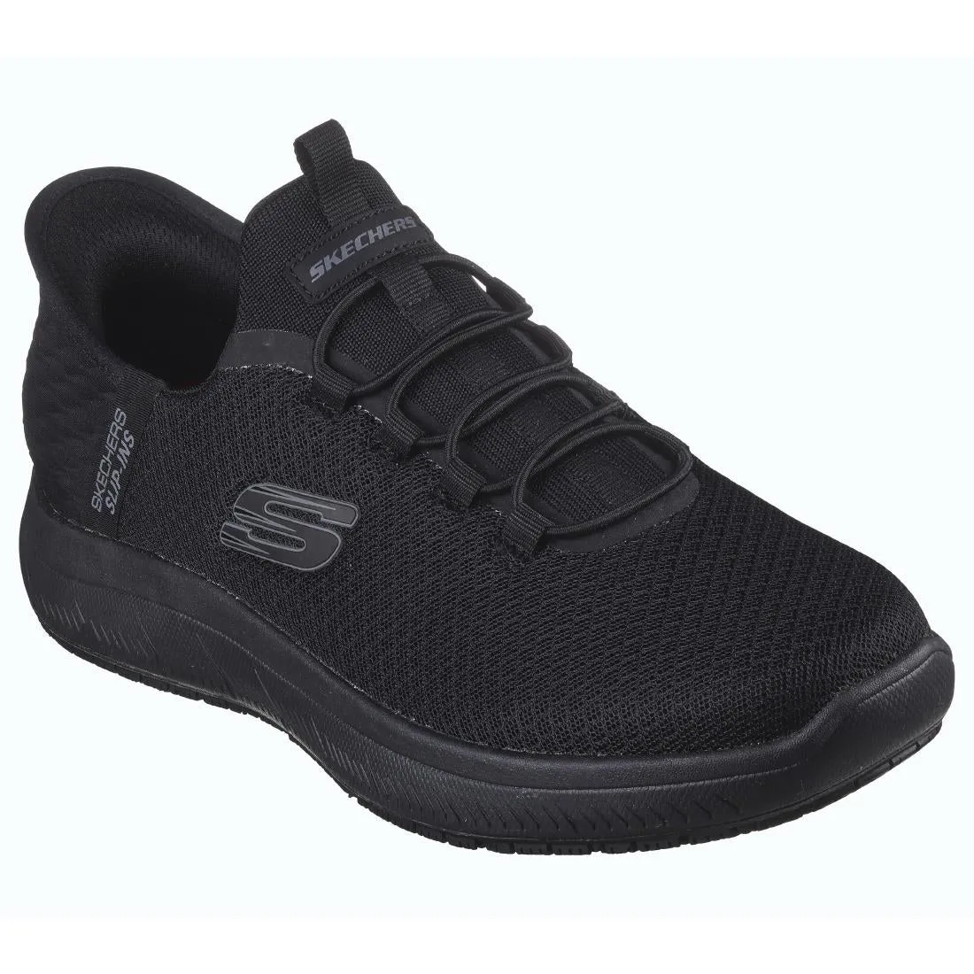 Skechers Mens Summit SR Sip Ons Black Size 42