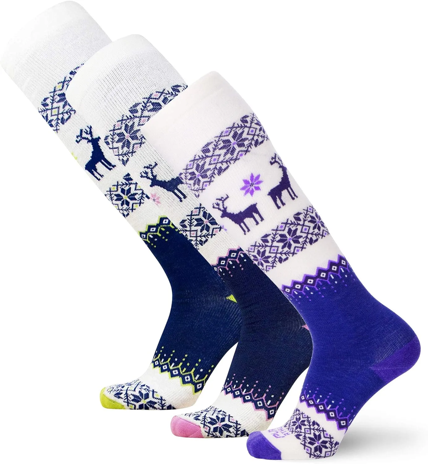 Ski Socks Winter, Warm Wool Men Women Skiing Socks