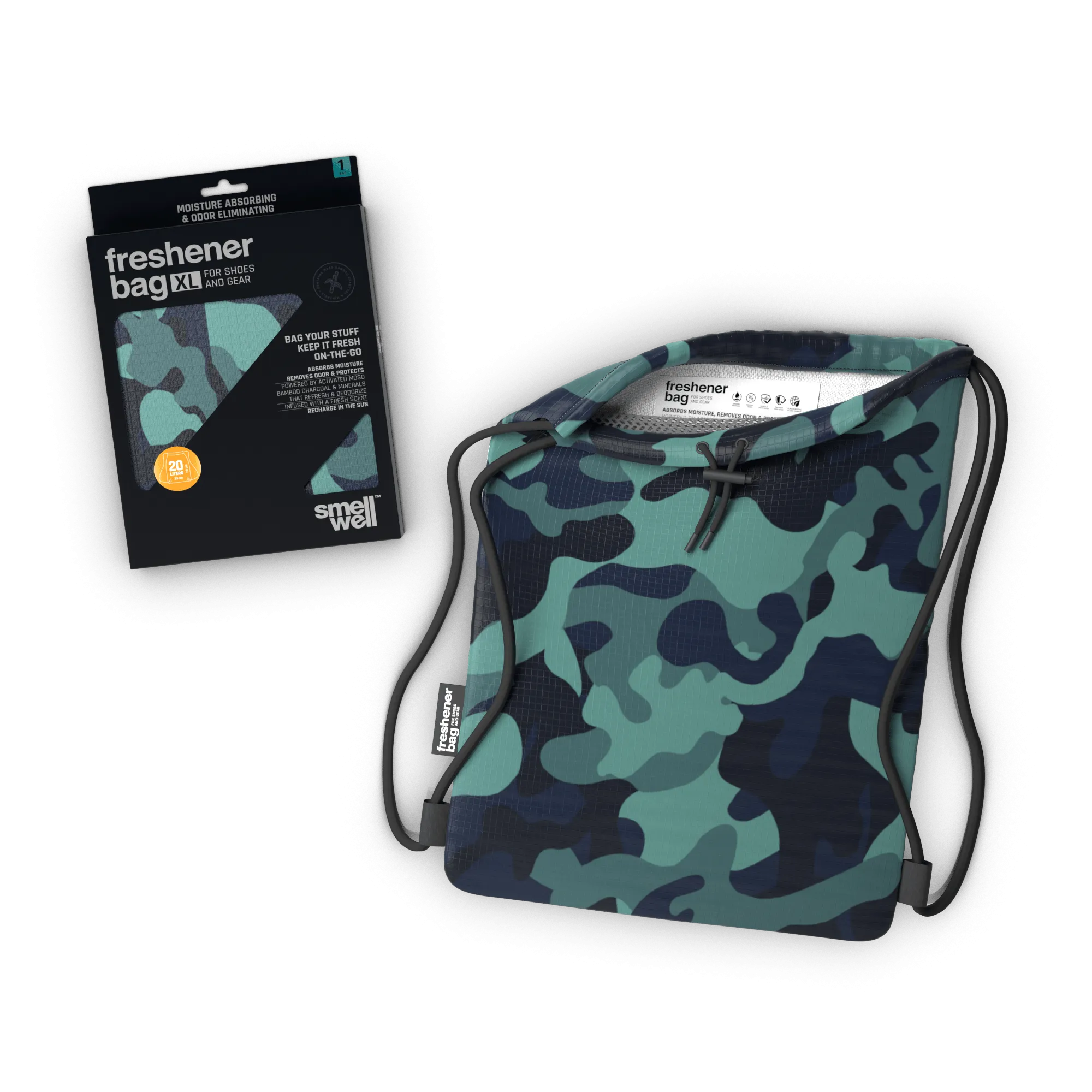 SmellWell XL Bag Camo Green