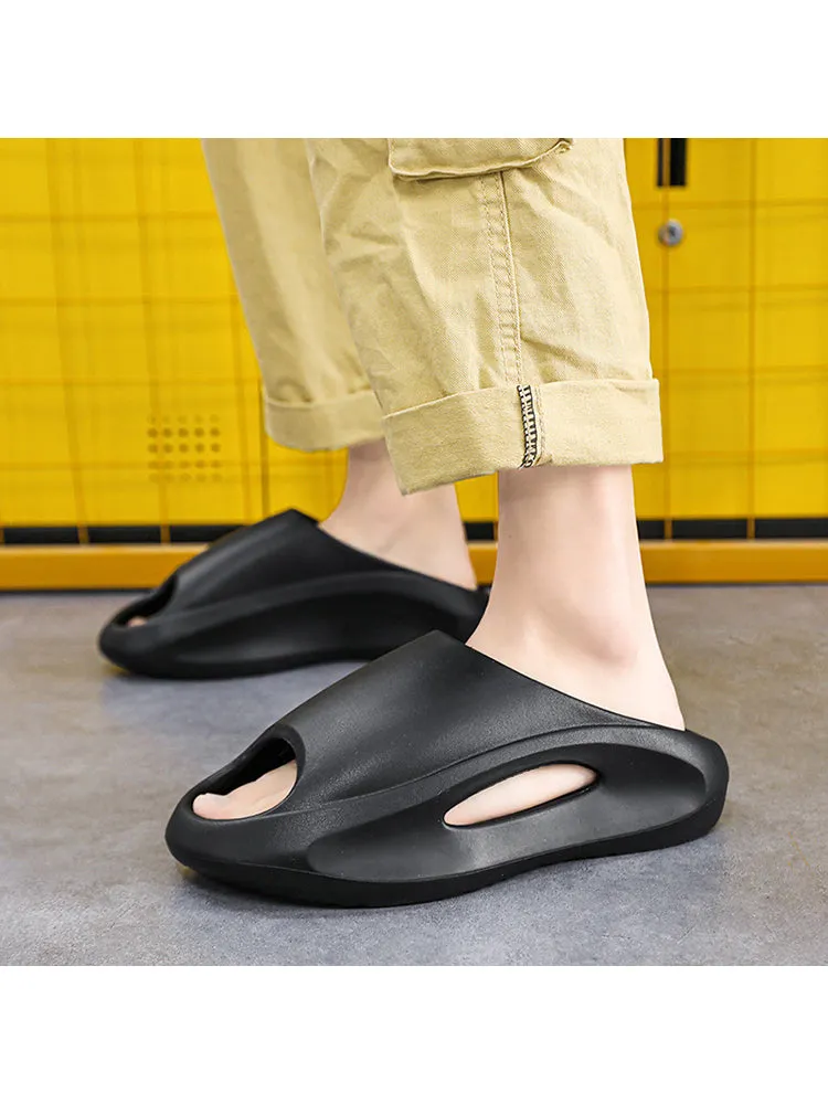 Soft Sole Sporty Lightweight Open-Toed Men'S Slipper