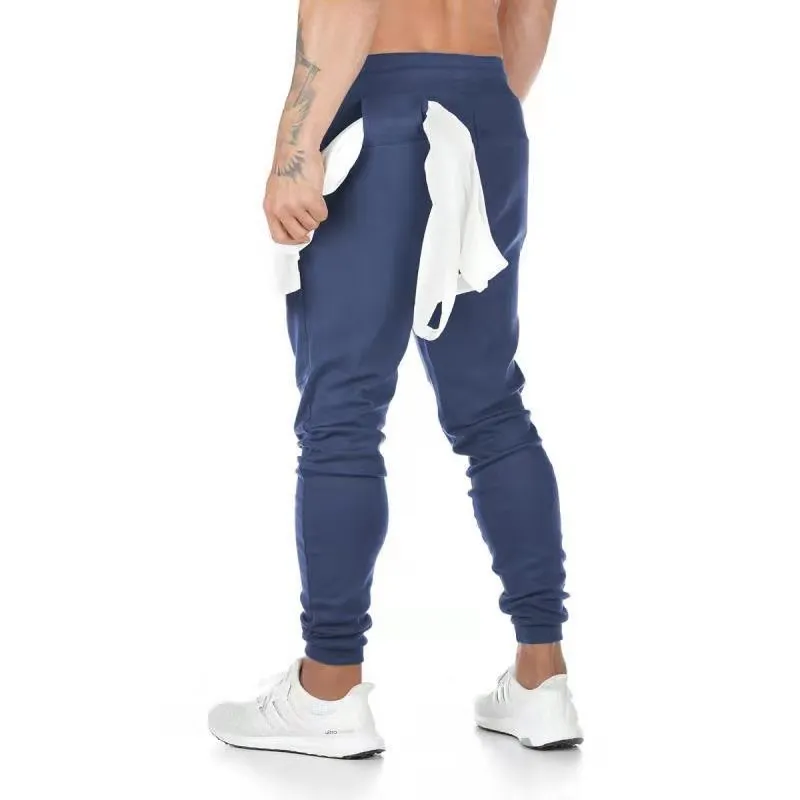 SOLID COLOR FITNESS PANTS FOR RUNNING TRAINING