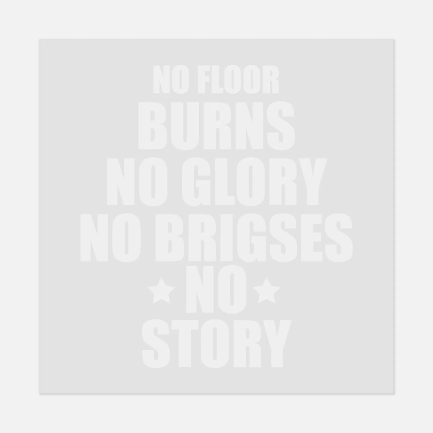 Sports - NO FLOOR BURNS