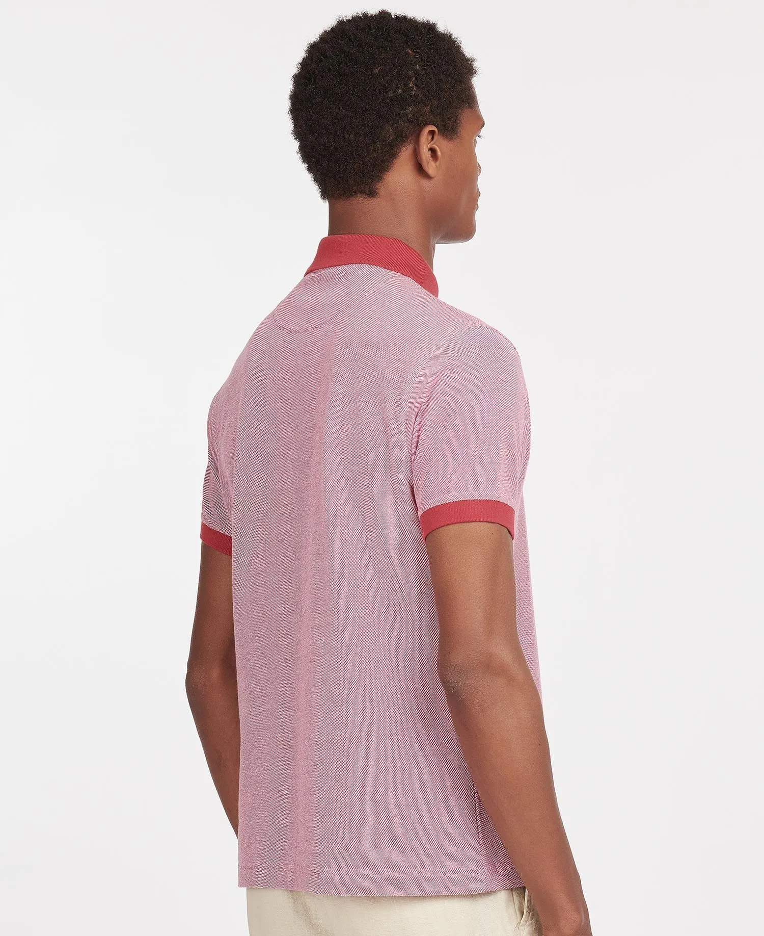 Sports Polo Mix Shirt - Raspberry