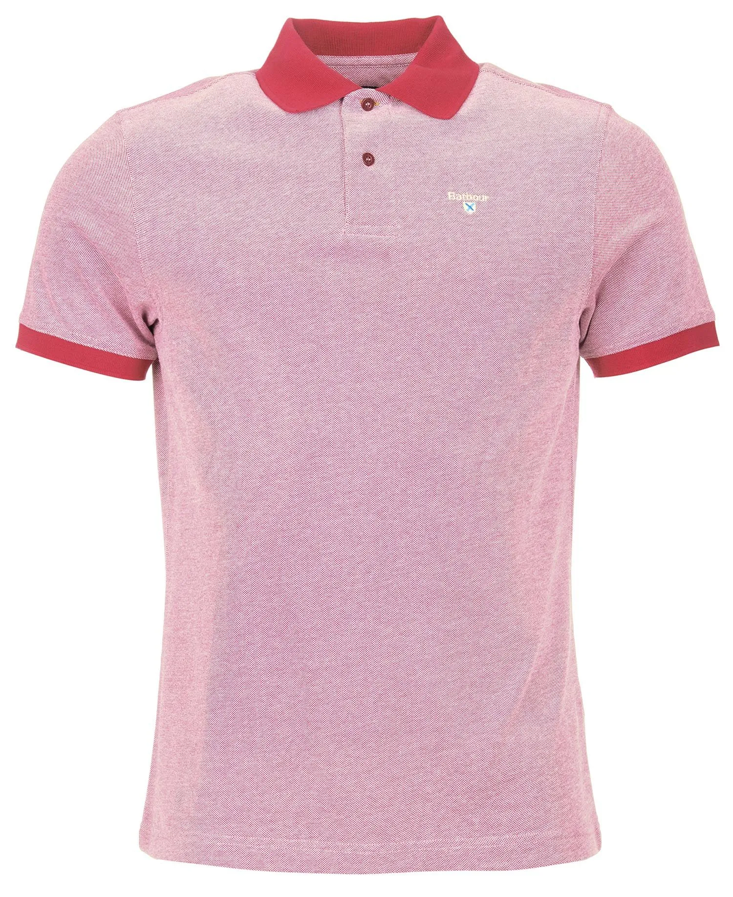 Sports Polo Mix Shirt - Raspberry