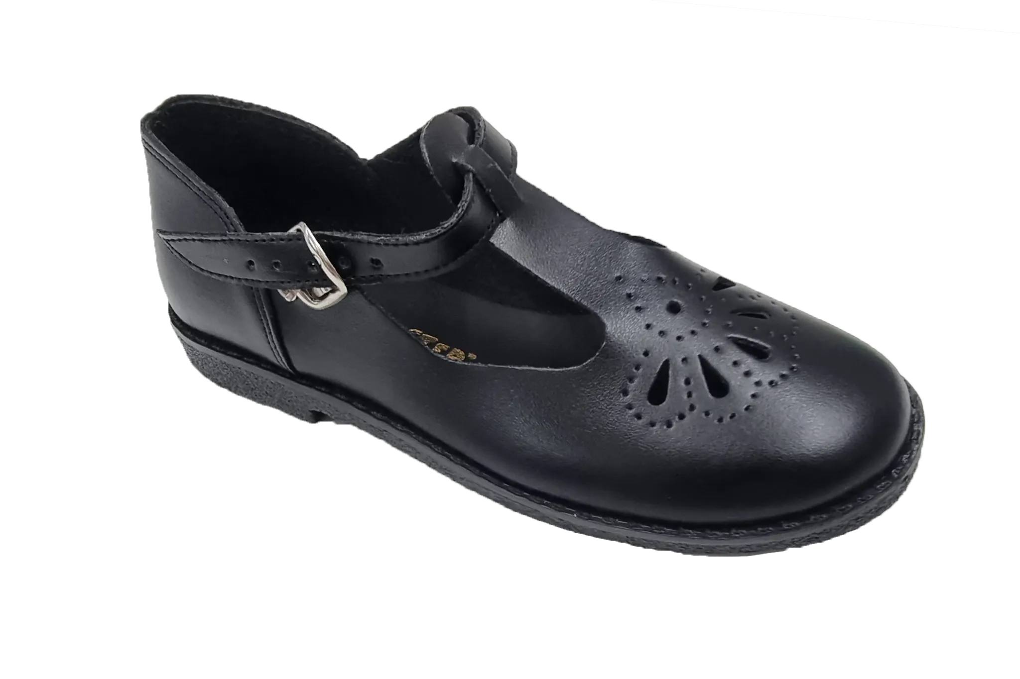 Step by Step Teardrop School Shoes - Black