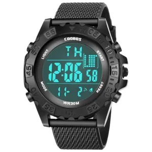 Student Sports Electronic Watch Waterproof LED Luminous Simplicity Trendy Men's Watch Boy