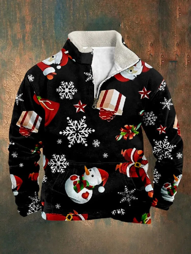 Stylish Christmas Graphic Pullover