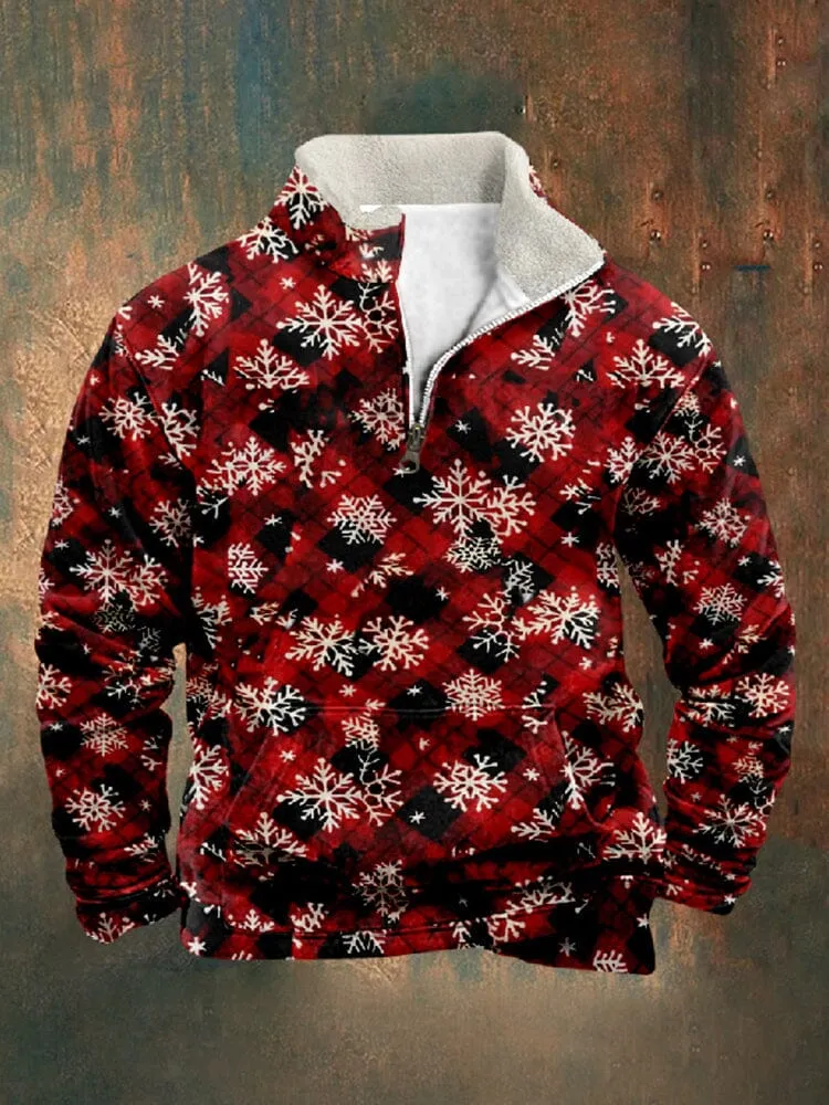 Stylish Christmas Graphic Pullover