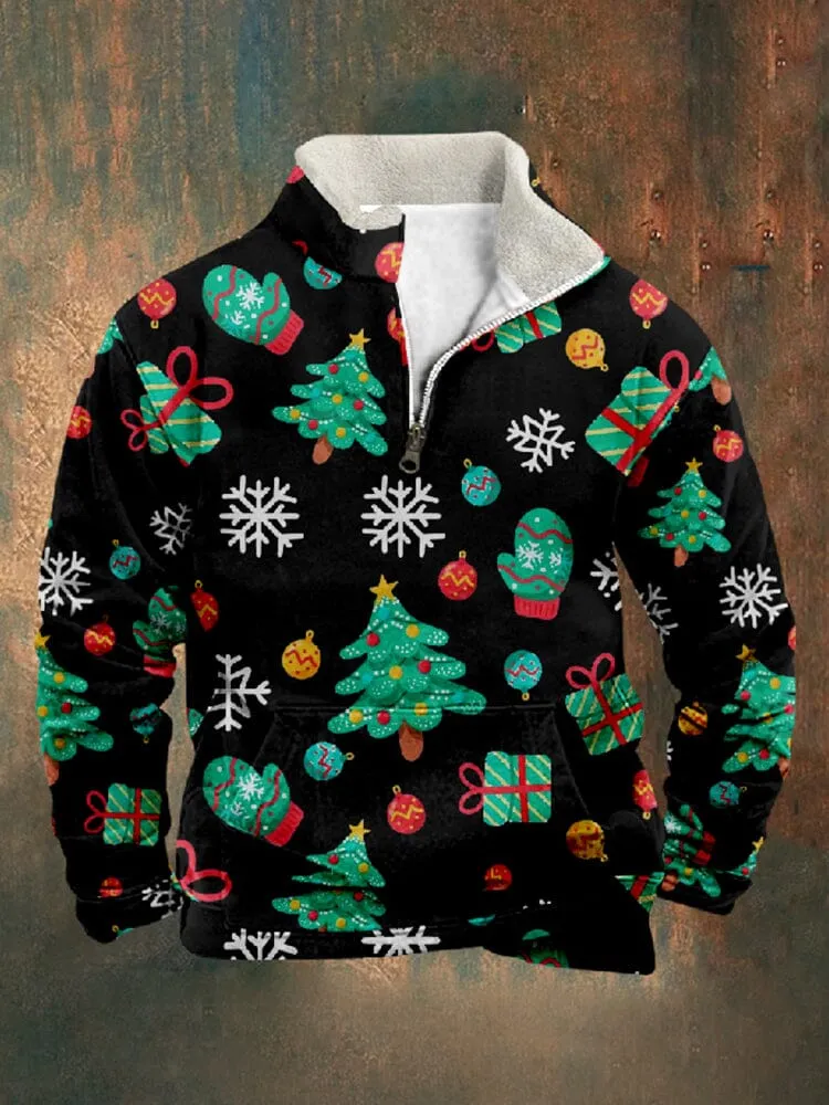 Stylish Christmas Graphic Pullover