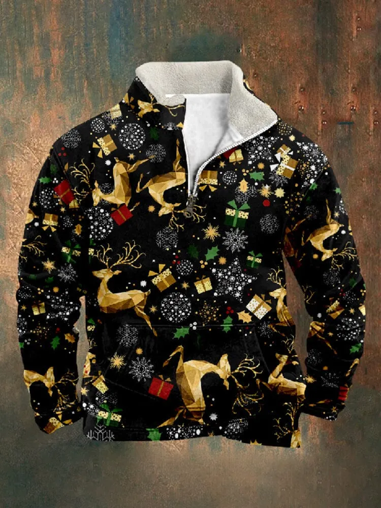 Stylish Christmas Graphic Pullover