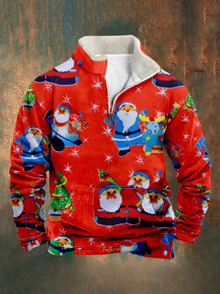 Stylish Christmas Graphic Pullover