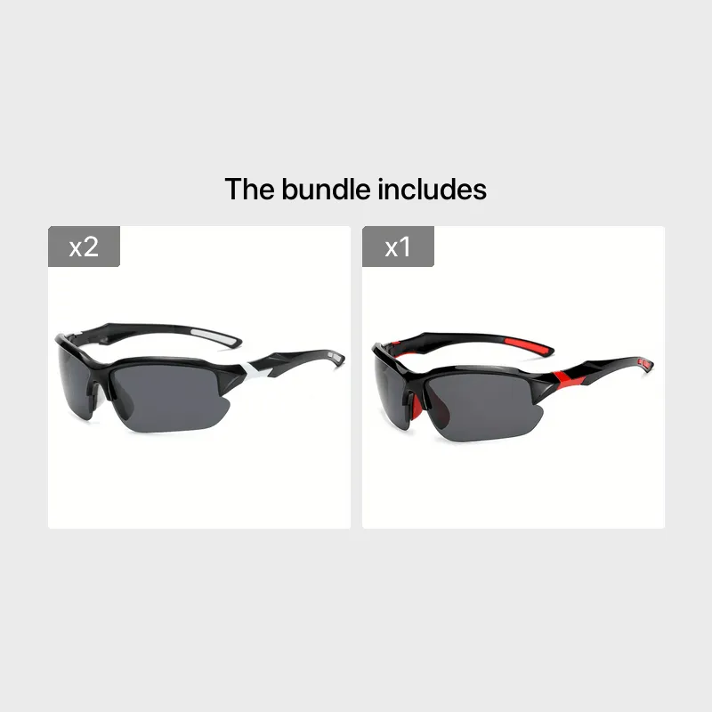 Stylish Polarized Sports Sunglasses Perfect Gift for Athletes