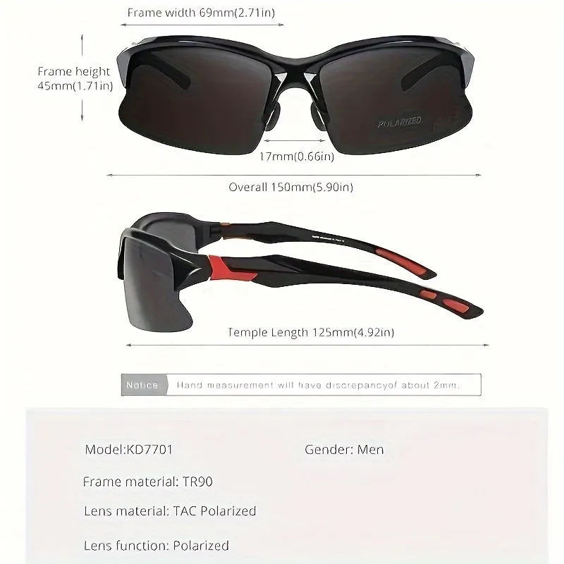 Stylish Polarized Sports Sunglasses Perfect Gift for Athletes