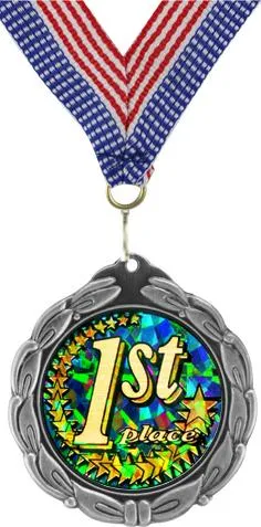 Stylish Wreath Insert Medal