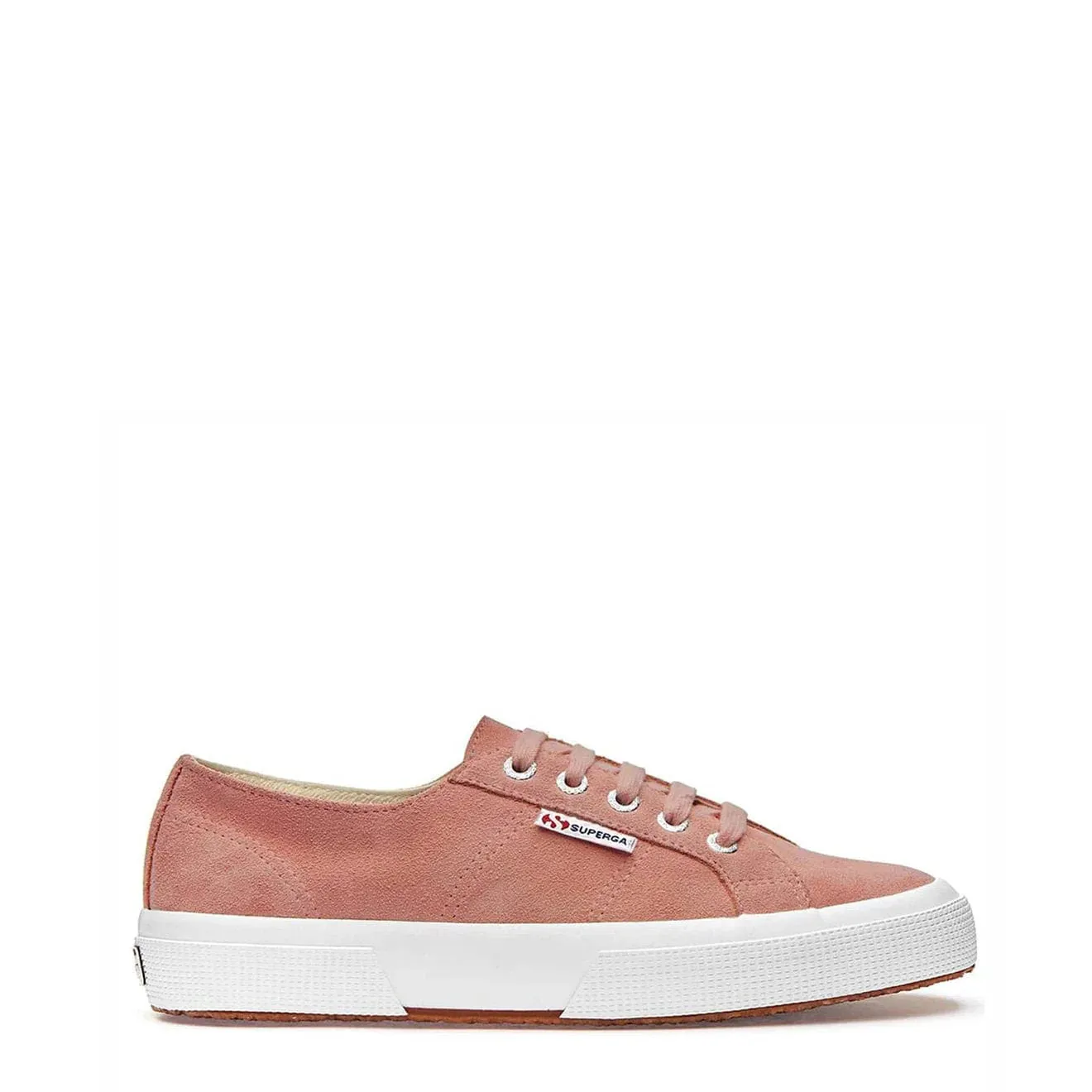 Superga 2730 Suede Trainer Pink Peach