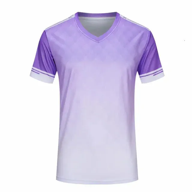 Surverement Football Men Tops Tees Quick Dry Soccer Jerseys Printing Mens Running Short sleeve Sports Shirt 240709