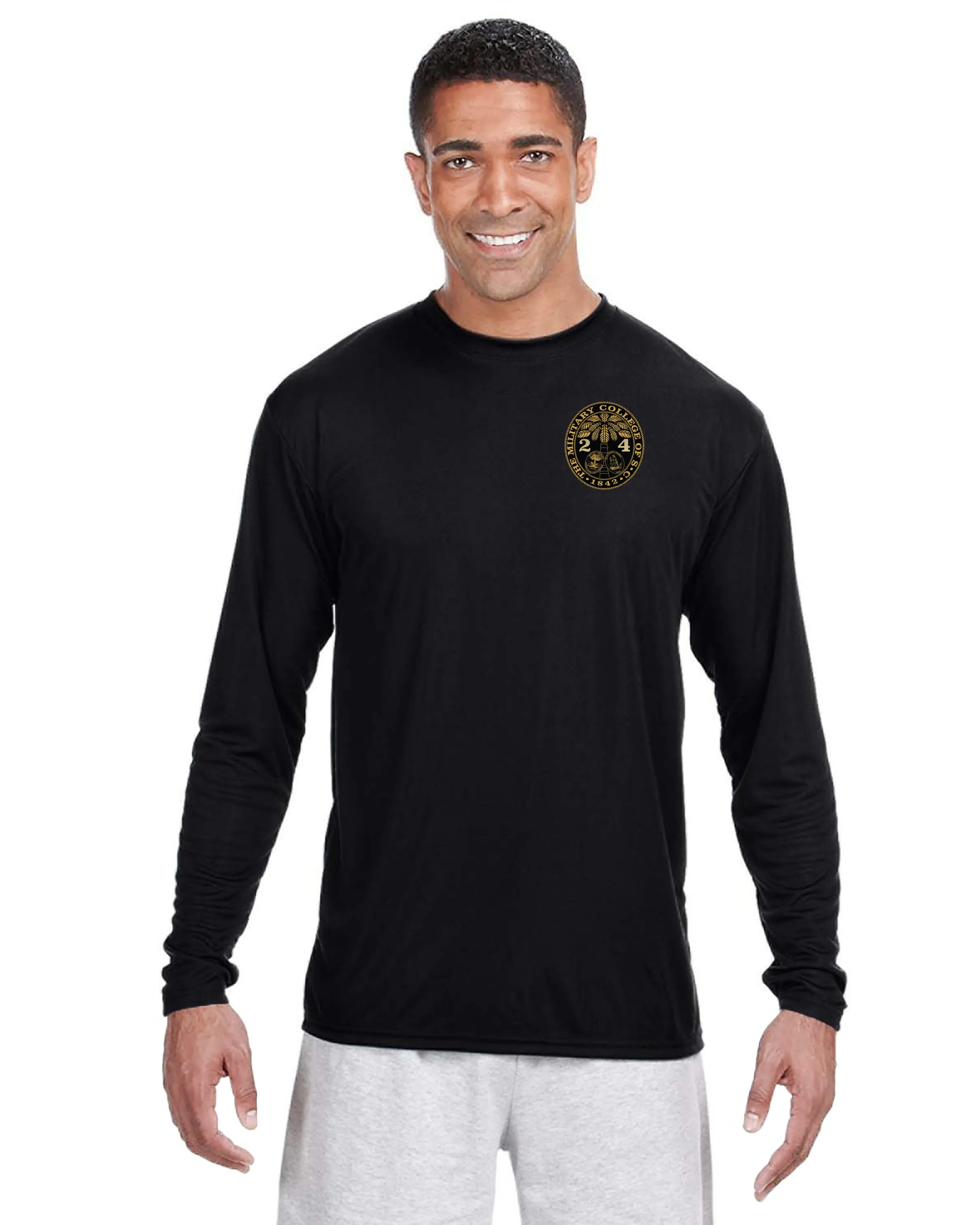 The Citadel, Customizable (Your Year) Ring Bezel Design, A4 Cooling Performance Long Sleeve Tee Shirt