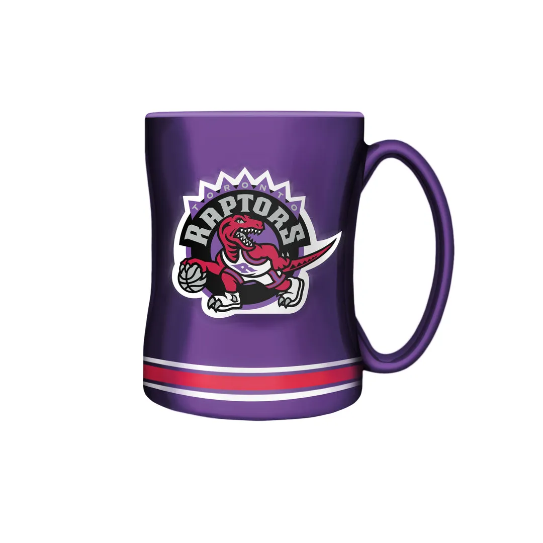 The Sports Vault NBA Toronto Raptors 14oz Hardwood Classic Sculpted Mug